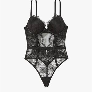 Victoria's Secret Bombshell Teddie Bodysuit Small 32A 32B 🖤